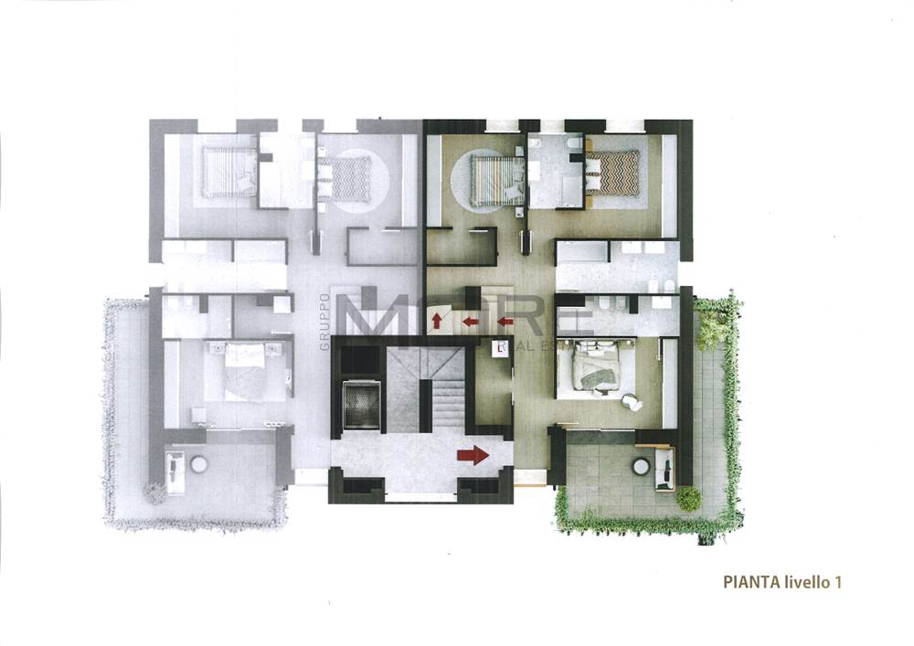 UNITA' A4 piano terzo