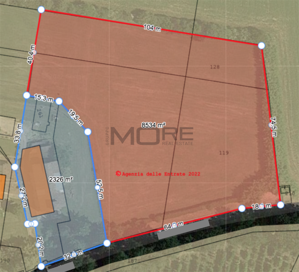 Ipotesi Terreno 10.860 mq (2326 + 8534)